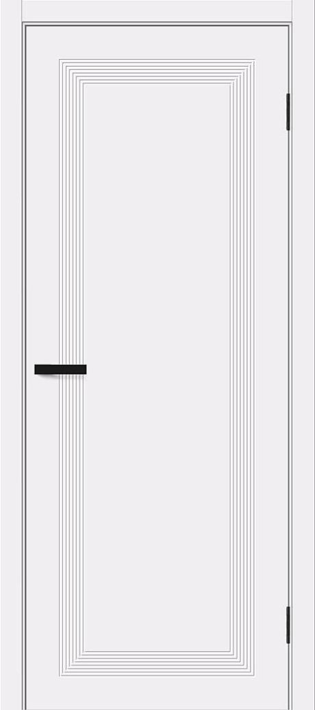 Межкомнатная дверь глухая Граффити-20 White Pro (BRAVO)