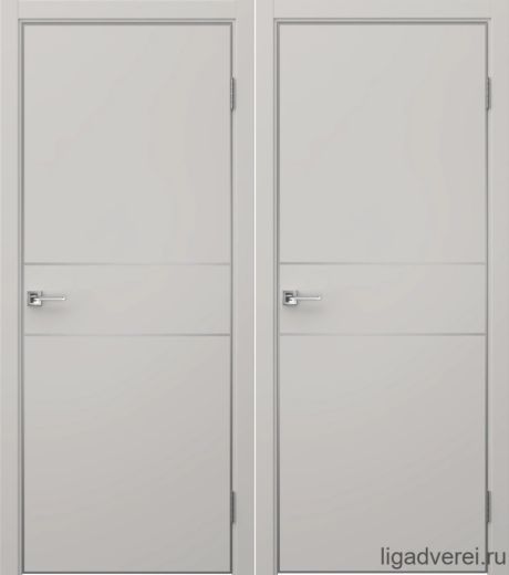 Межкомнатная дверь Prime-3 Серый ПЭТ (Лига дверей)