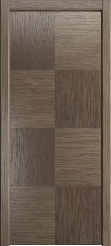 Глухая межкомнатная дверь Некст-4 Дуб грейвуд Шпон (Мильяна)