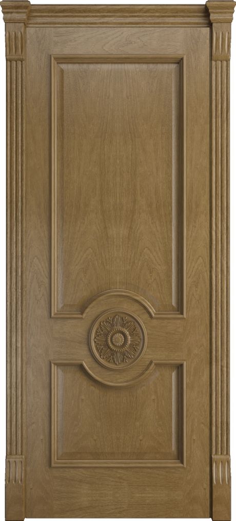 Глухая межкомнатная дверь Портофино Дуб янтарь Шпон (Бипи Дорс)