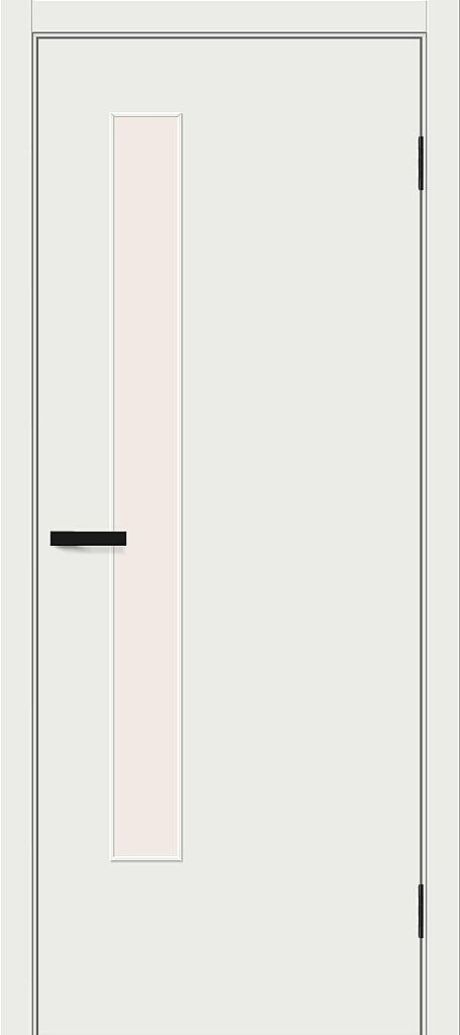 Межкомнатная дверь остекленная Браво-9 Super White (BRAVO)