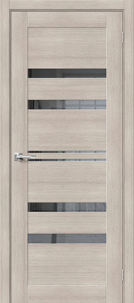 Межкомнатная дверь остекленная Порта-30 Cappuccino Veralinga (ĒLPORTA)