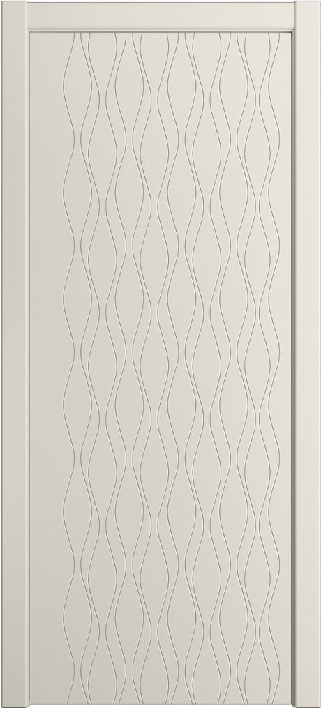 Глухая межкомнатная дверь ID-S Бежевый Эмаль (Мильяна)