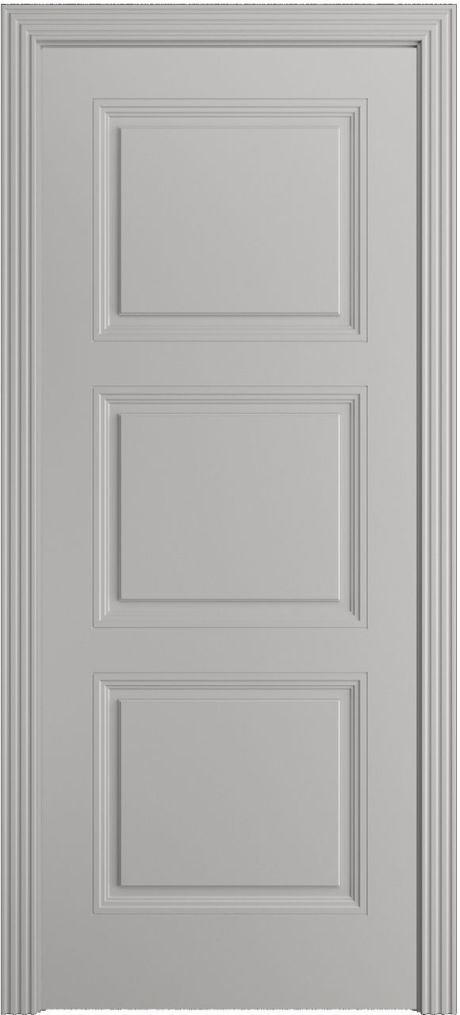 Глухая межкомнатная дверь Манхэттен .1 Грей Эмаль (Бипи Дорс)