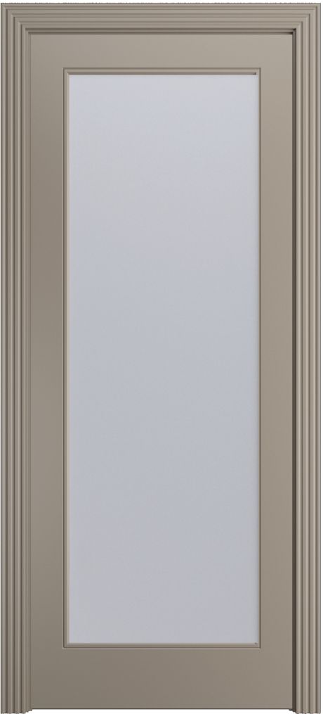 Межкомнатная дверь со стеклом Бьянка-1 Латте Эмаль (Бипи Дорс)