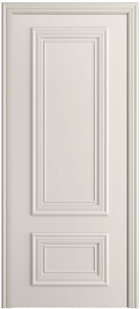 Глухая межкомнатная дверь Неаполь Бежевый Эмаль (Мильяна)