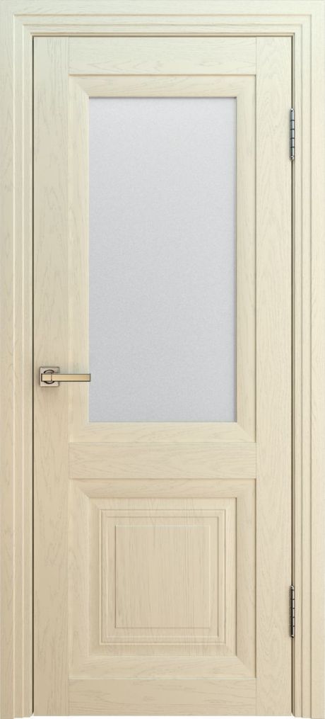 Межкомнатная дверь со стеклом Венеция Багет 1 Ясень авори Экошпон (Interne Doors)
