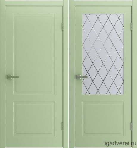 Межкомнатная дверь Verona Фисташка Эмаль (Лига дверей)