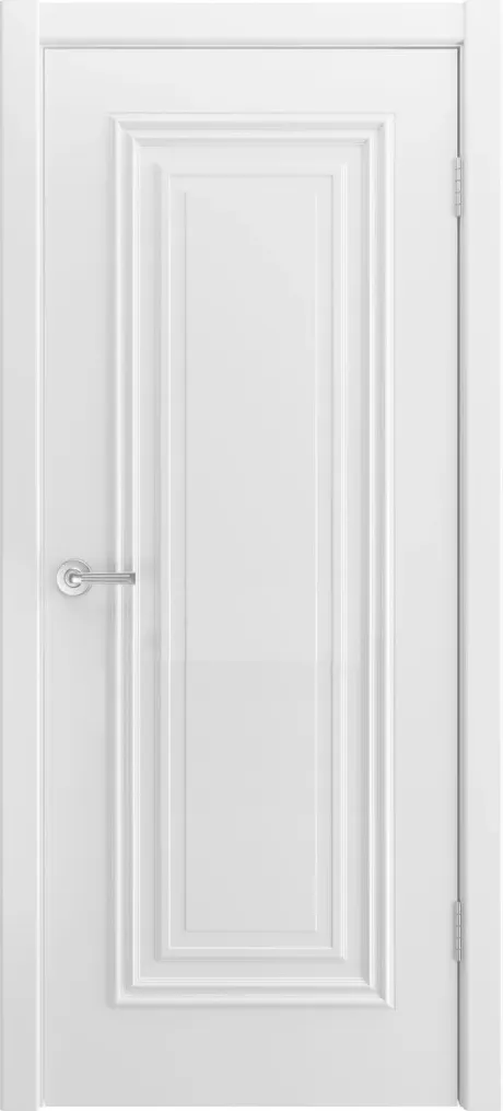 Глухая межкомнатная дверь Турин-1 Белый Эмаль (Шейл Дорс)