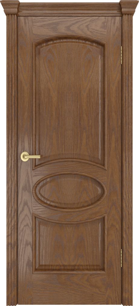 Глухая межкомнатная дверь Рим Дуб мокко Шпон (Бипи Дорс)