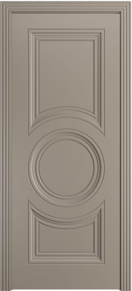 Глухая межкомнатная дверь Адриана-Ф Премиум Латте Эмаль (Мильяна)