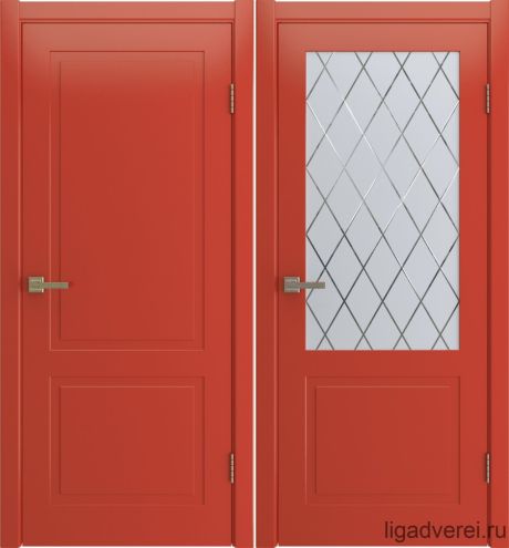 Межкомнатная дверь Verona Красный Эмаль (Лига дверей)