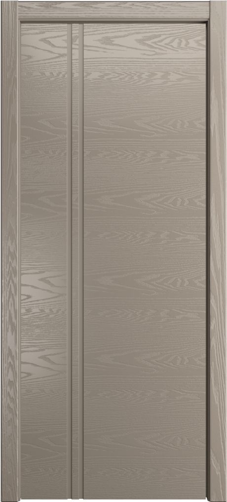 Глухая межкомнатная дверь ID-II Латте Шпон (Мильяна)