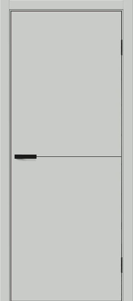 Межкомнатная дверь глухая Браво-0.21.П Grey Silk (BRAVO)