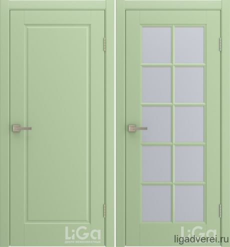 Межкомнатная дверь Amore Фисташка Эмаль (Лига дверей)