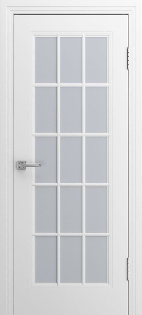 Межкомнатная дверь со стеклом Прованс-15 Белый Эмаль (Шейл Дорс)