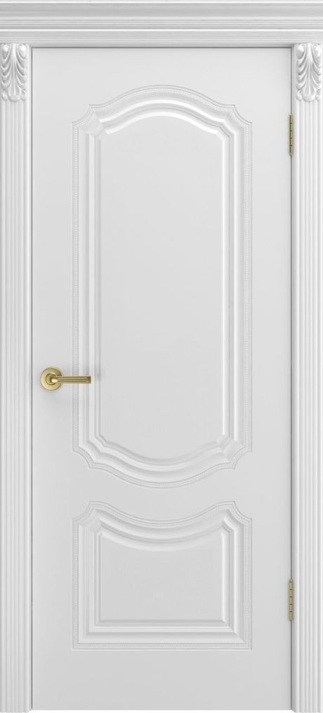Глухая межкомнатная дверь Сюита Лакшери В0 Белый Эмаль (Шейл Дорс)