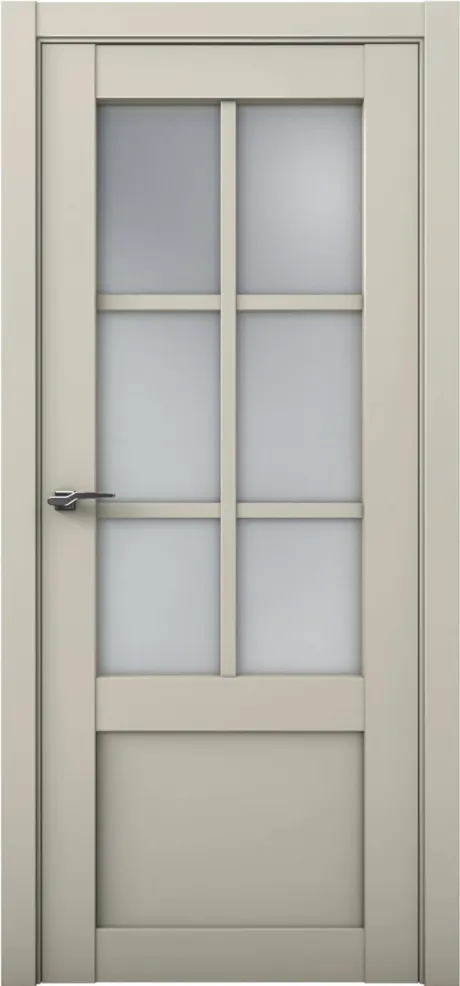 Межкомнатная дверь со стеклом PRIME 21 Силк грей (Brandoors)