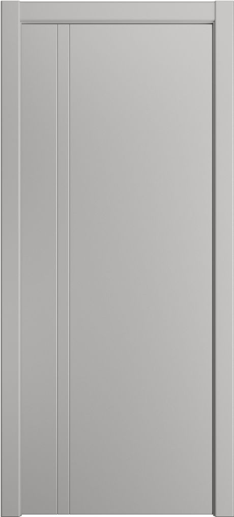 Глухая межкомнатная дверь ID-Y Грей Эмаль (Мильяна)