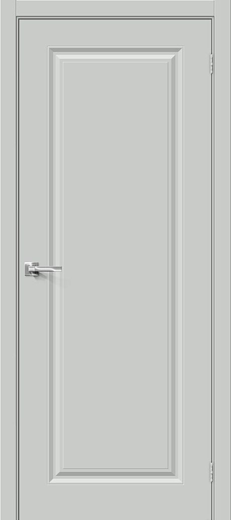 Межкомнатная дверь глухая Скинни-10 Grace (BRAVO)