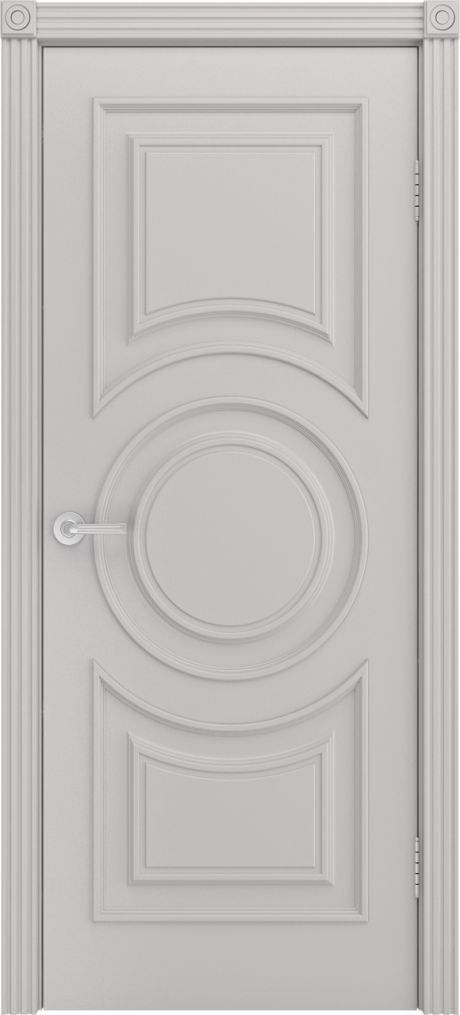 Глухая межкомнатная дверь Адриана Агат Эмаль (Мильяна)