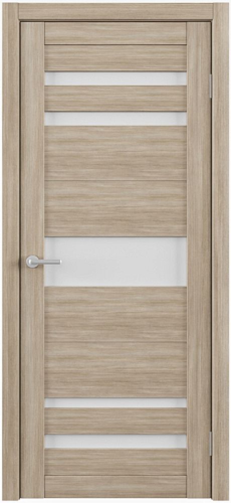 Межкомнатная дверь со стеклом Тренд Т-10 Акация кремовая Eco Tex Стекло белое (ALBERO)