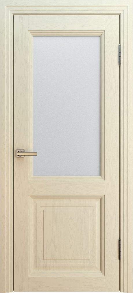 Межкомнатная дверь со стеклом Прага Багет 2 Ясень авори Экошпон (Interne Doors)