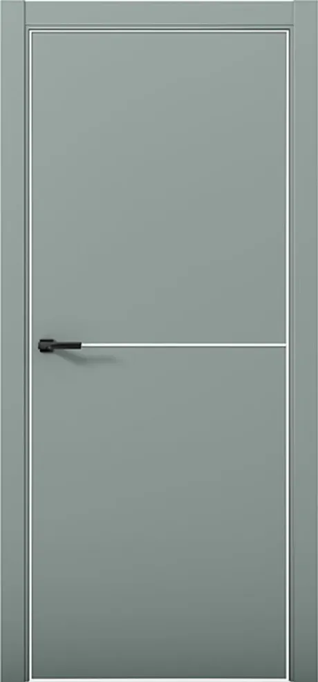 Межкомнатная дверь ESTETICA 02 Deep Green Кромка AL White (Brandoors)