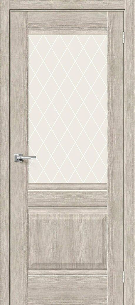 Межкомнатная дверь остекленная Прима-3 Cappuccino Veralinga (Mr.wood)