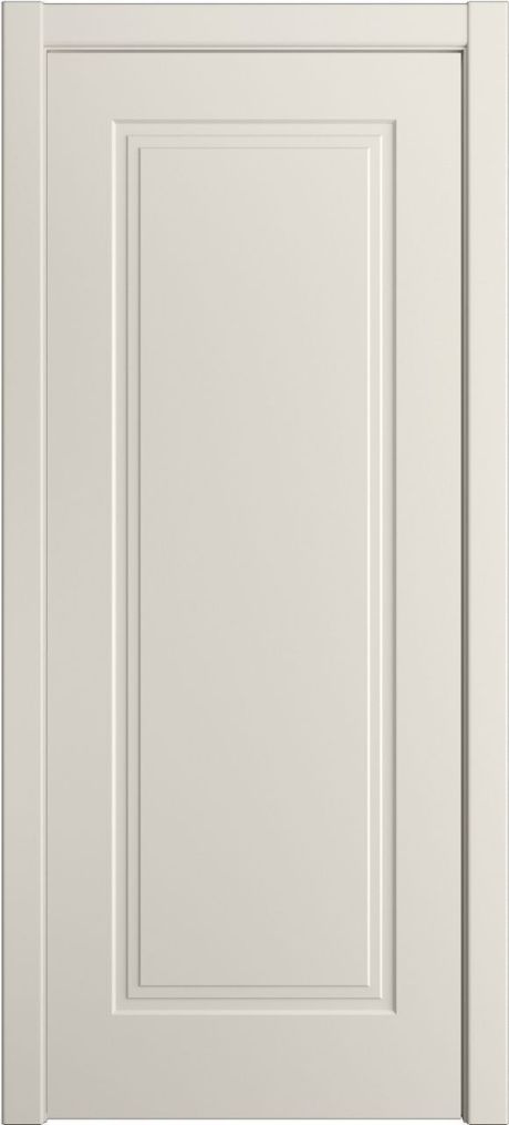 Глухая межкомнатная дверь ID-Челси 1 Бежевый Эмаль (Мильяна)