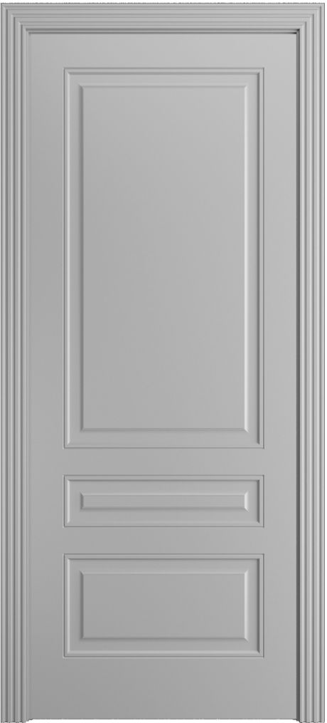 Глухая межкомнатная дверь Бьянка Светло серая Эмаль (Бипи Дорс)