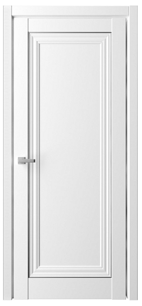 Глухая межкомнатная дверь Прадо-2 Белый Vinyl (ALBERO)