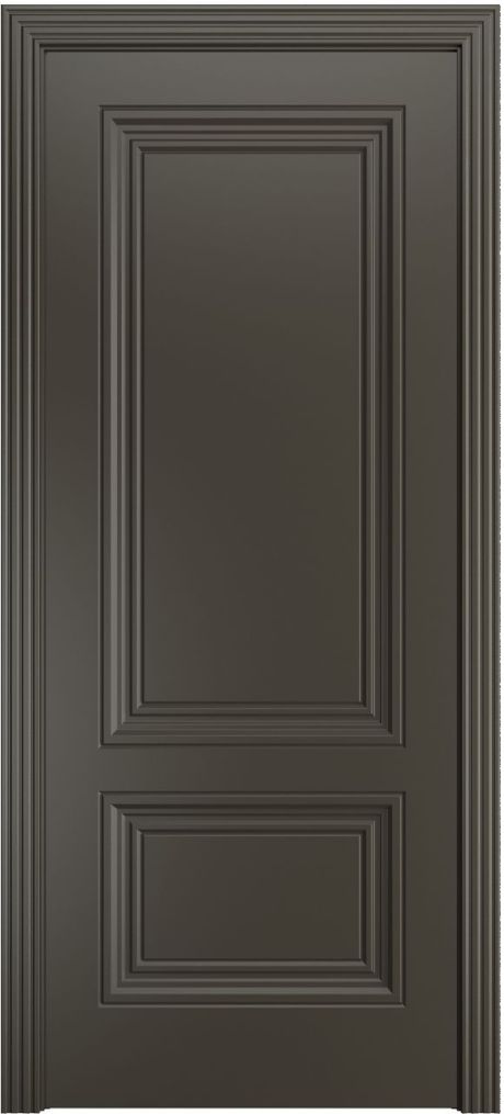 Глухая межкомнатная дверь Версаль-1Ф Премиум Гриджио Эмаль (Мильяна)