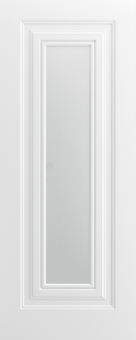 Межкомнатная дверь со стеклом Титул-1 В1 Белый Эмаль (Шейл Дорс)