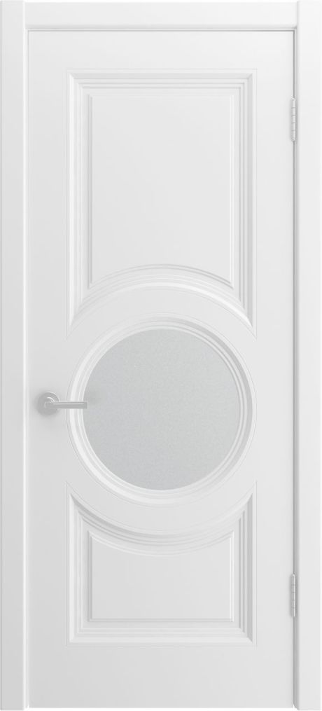 Межкомнатная дверь со стеклом Шелли-8 Белый Эмаль (Шейл Дорс)