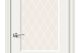 Межкомнатная дверь остекленная Скинни-13 Whitey (BRAVO)