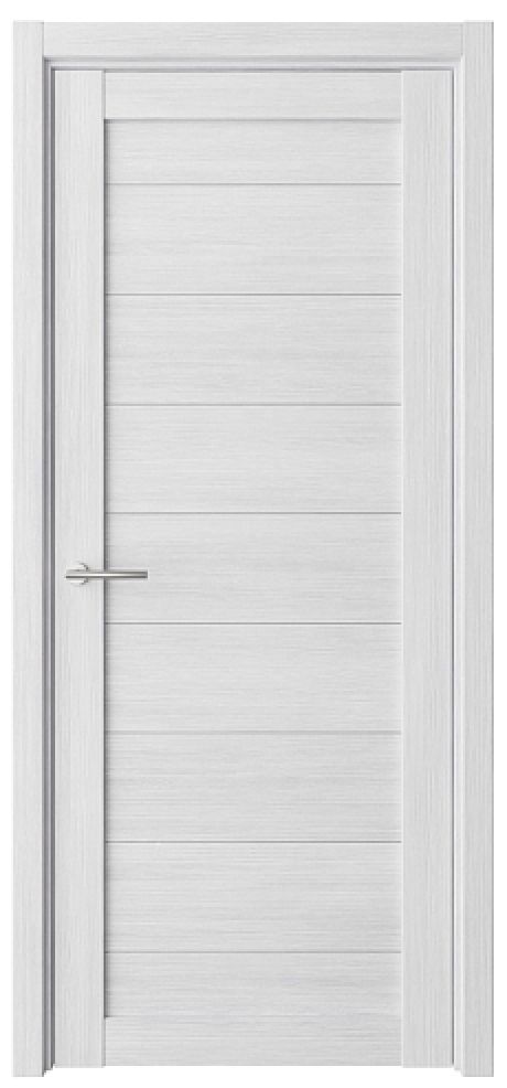 Глухая межкомнатная дверь Мюнхен ширина 60 см Кедр снежный Эко-шпон (ALBERO)