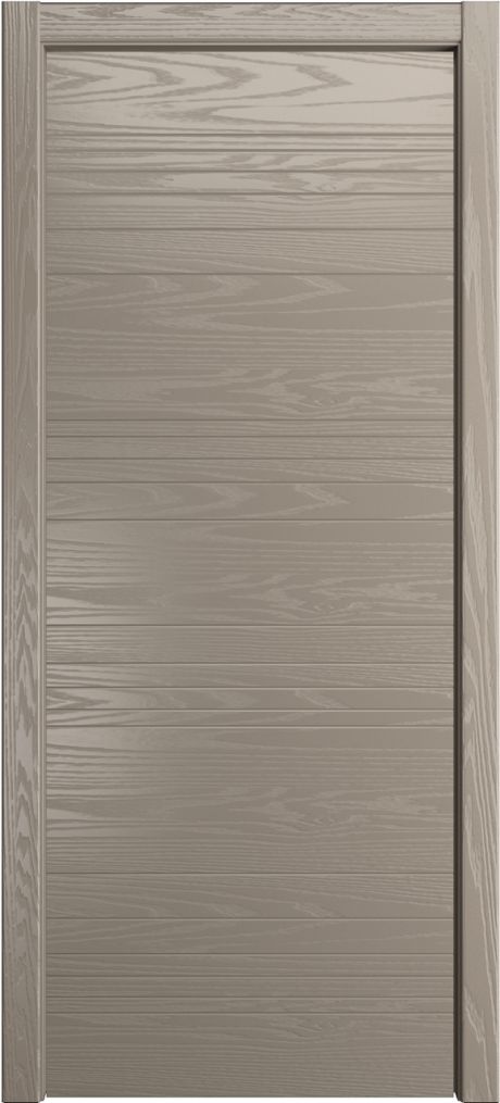 Глухая межкомнатная дверь ID-E Латте Шпон (Мильяна)