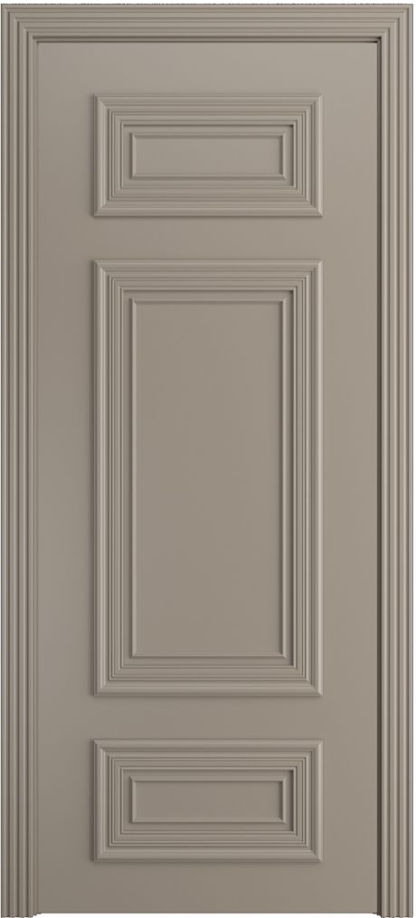 Глухая межкомнатная дверь Сицилия Латте Эмаль (Мильяна)