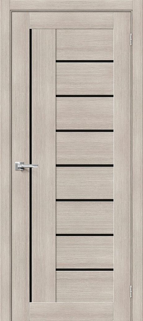 Межкомнатная дверь остекленная Браво-29 Cappuccino Melinga (BRAVO)