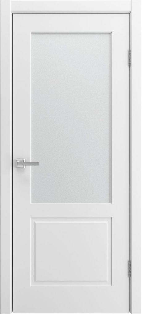 Межкомнатная дверь со стеклом Капри Белый Эмаль (Шейл Дорс)