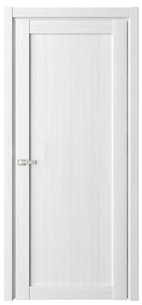 Глухая межкомнатная дверь Гамбург Кедр снежный Эко-шпон (ALBERO)