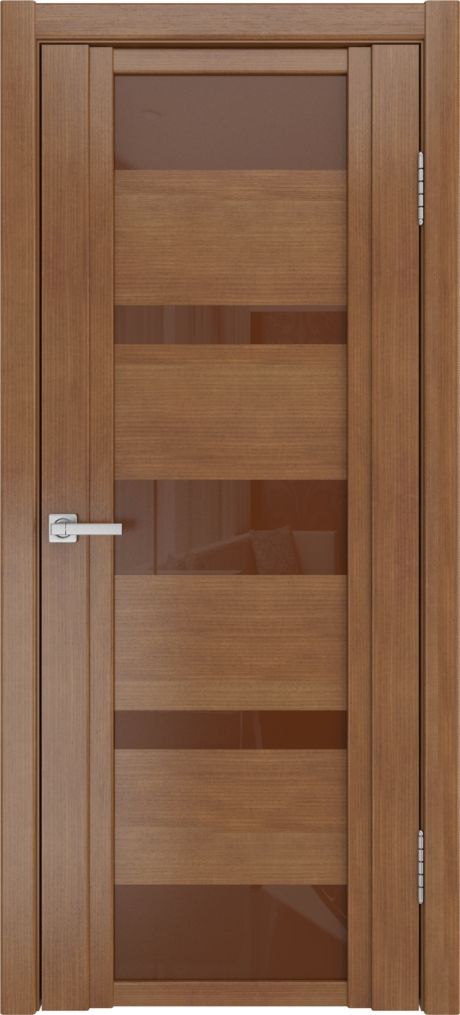 Межкомнатная дверь со стеклом QDO M Дуб палисандр Шпон (Мильяна)