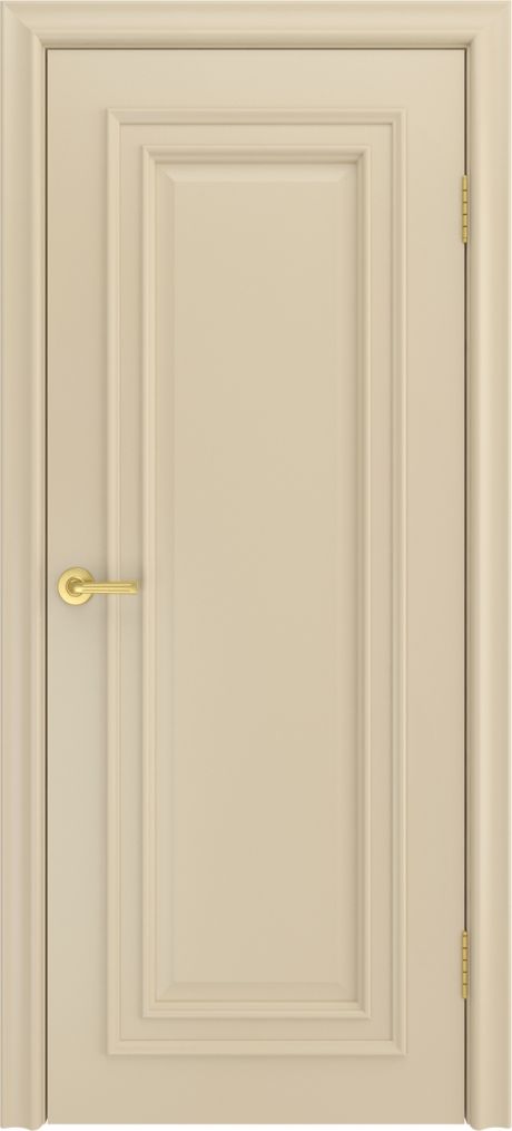 Глухая межкомнатная дверь Бристоль Верона Крем Эмаль (Мильяна)