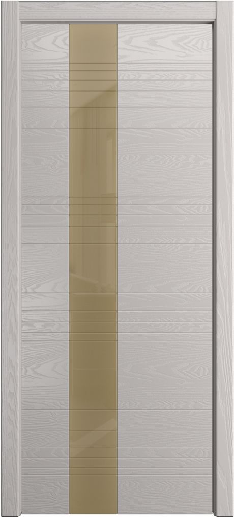 Межкомнатная дверь со стеклом ID-HL Агат Шпон (Мильяна)