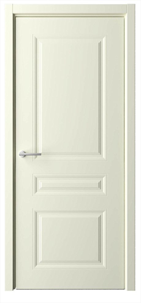 Глухая межкомнатная дверь Стиль-2 Латте Эмаль (ALBERO)