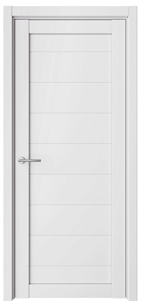 Глухая межкомнатная дверь Мюнхен ширина 40 см Белый Vinyl (ALBERO)