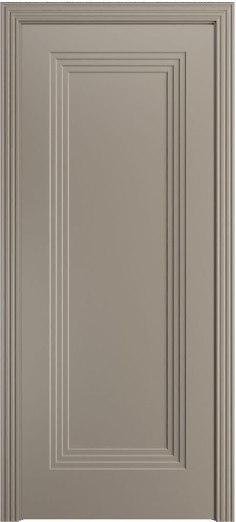 Глухая межкомнатная дверь Каролина-1 Латте Эмаль (Бипи Дорс)