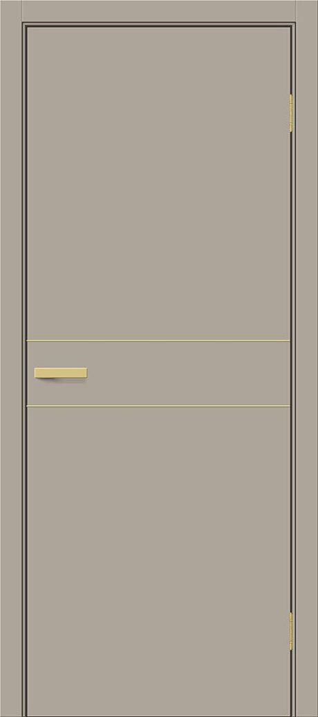 Межкомнатная дверь глухая Браво-0.24.П (SG:P3) Clay Silk (BRAVO)