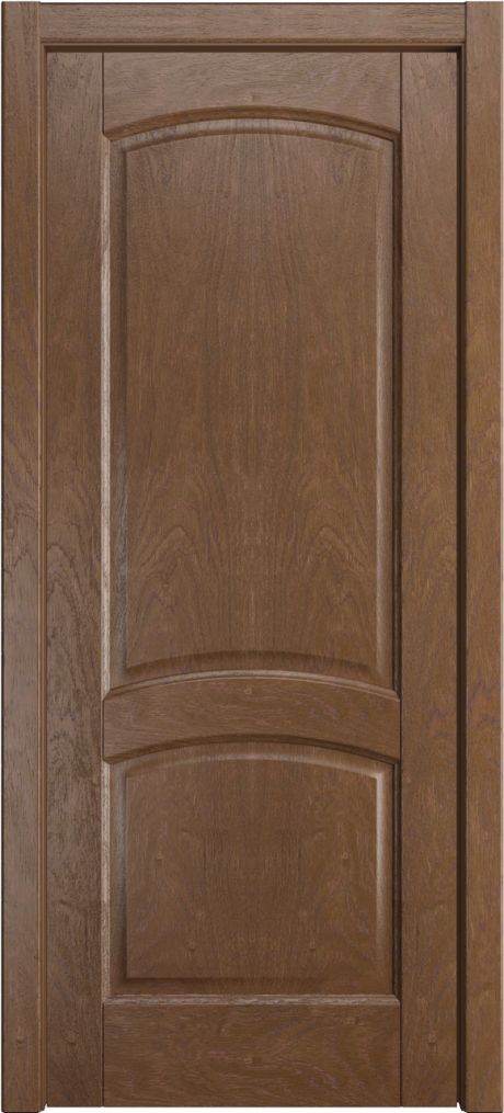Глухая межкомнатная дверь Фиона Дуб мокко Шпон (Мильяна)